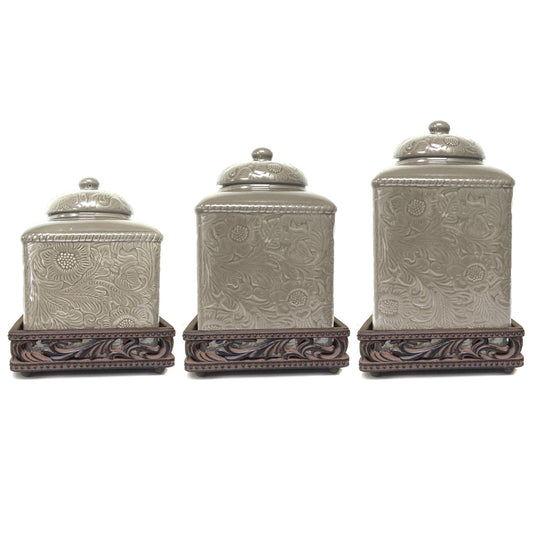 Savannah Canister & Base Set