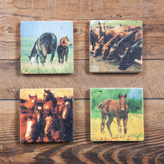 Horses Coaster, Set of 4