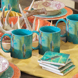 Feather Coaster, Set of 4
