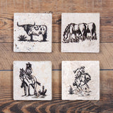 Ranch Life Coaster, Set of 4, 4 MOQ