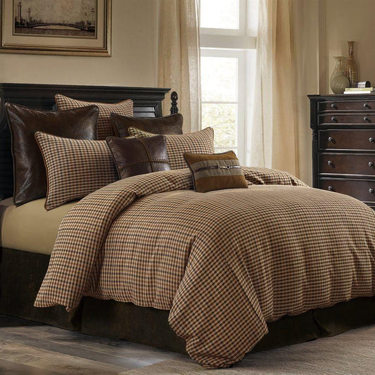 Clifton Woven Twill Plaid Bedding Set