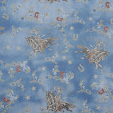 Lee Western Washed Denim Teddy-Backed Pillow