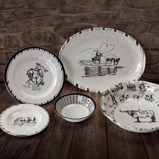 Ranch Life Melamine Bowls, Set of 4