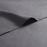 Stonewashed Cotton Waffle Weave Duvet Cover Set, Slate