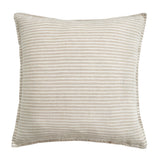 100% European Flax Linen Railroad Stripe Reversible Euro Sham