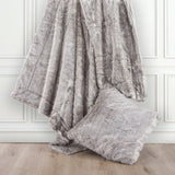 Arctic Bear Mink Euro Sham, Gray