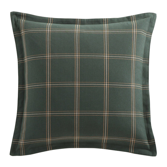 Windowpane Plaid Euro Sham