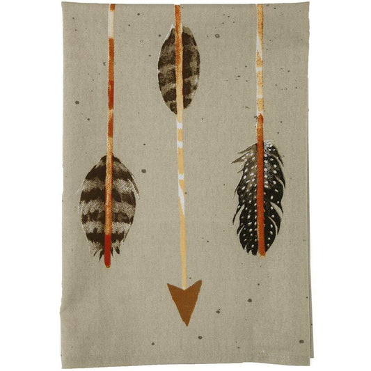 Large Arrow Bohemian Tea Towel, Set of 5