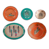 Feather 14PC Melamine Dinnerware Set