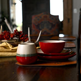 Pasadizo Pomegranate Ceramic 16PC Dinnerware Set