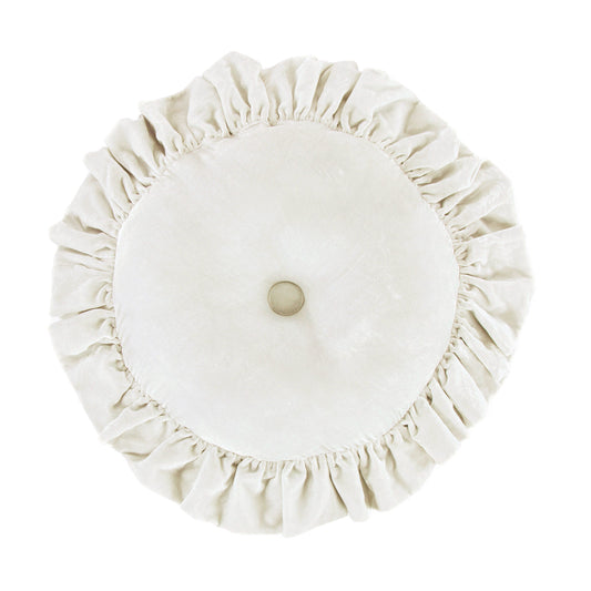 Stella Faux Silk Velvet Round Pillow