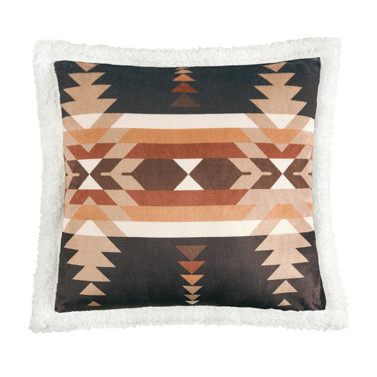 Yosemite Campfire Sherpa Pillow