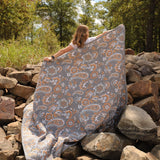 Abbie Western Paisley Reversible Quilt Set, Twin & Full/Queen