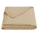 Linen Cotton Diamond Quilt, Full/Queen, 4 Colors