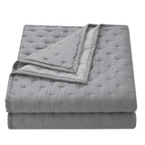 Eucalyptus Pintuck Quilt, Gray