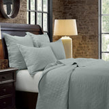 Linen Cotton Diamond Quilt, Full/Queen, 4 Colors