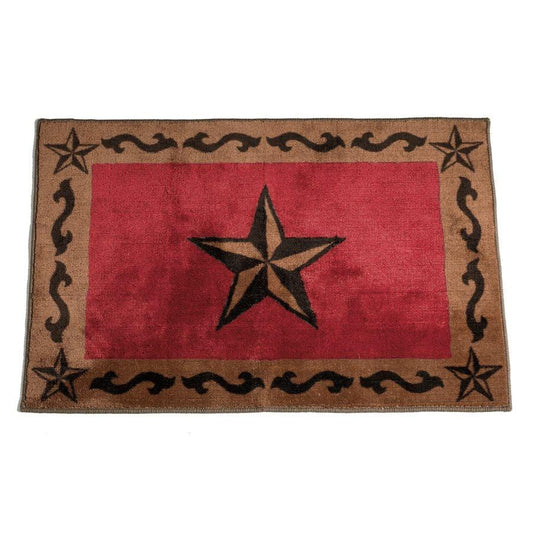 Star Scroll Motif Rug