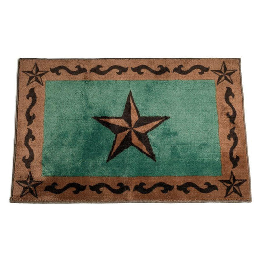 Star Scroll Motif Rug