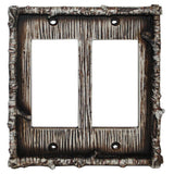 Birch Twig Double Rocker Wall Switch Plate