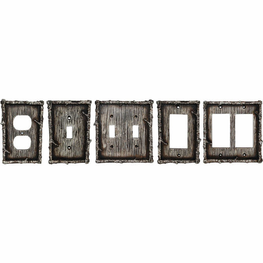 Birch Twig Single Switch Wall Plate
