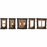 Pine Cone Double Rocker Wall Switch Plate