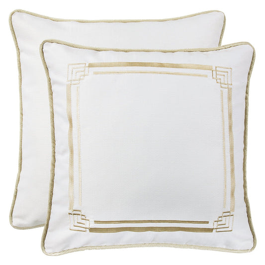 Hollywood Golden Chevron Reversible Euro Sham