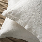 Medallion Matelassé Woven Euro Sham