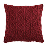 Cable Knit Soft Diamond Euro Sham, Sage Green