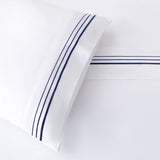 Border Embroidery 350TC Cotton Sateen Sheet Set