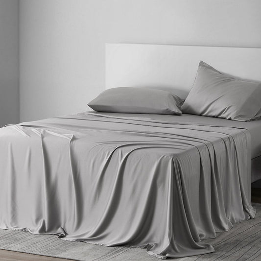 Eucalyptus Sheet Set, Queen, Gray