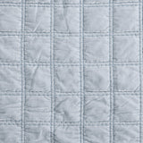 Stella Faux Silk Velvet Double Box Stitch Quilt Set