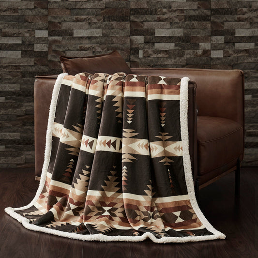 Yosemite Campfire Sherpa Throw