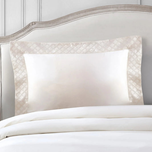 Hira Single Sham Ivory