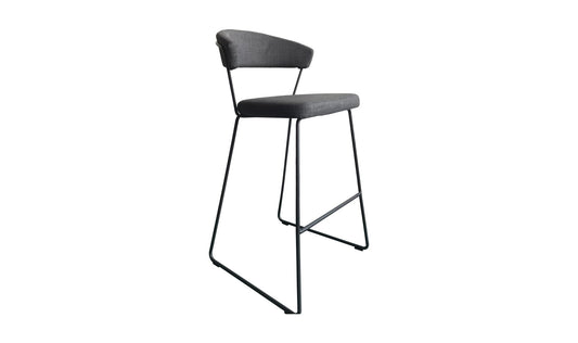 Adria Counter Stool Dark Grey