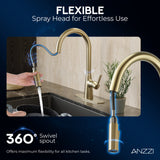 Adela Series Modern Touchless Pull-Down Kitchen Faucet