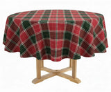 Buffalo Plaid Tablecloth - Round