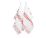 Striped Linen Tea Towels - Set of 2