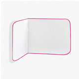 Wall Corner Rounded Dorm Bed Headboard In Embroidery Border With Self Adhesive Velcro Straps
