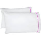 400TC Single Embroidery Cotton Sateen Pillowcases (Set Of 2)