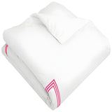 500TC Cotton Triple Embroidery Sateen Solid Duvet Cover Set