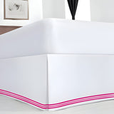400TC Cotton Sateen Classic Embroidery Tailored Bed Skirt