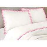 Elegant Flower Embroidered Duvet Cover Set