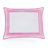 Smart Border 400TC Cotton Embroidery Sateen Solid Pillow Sham