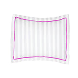 400TC Cotton Single Edge Embroidery Sateen Stripe Duvet Cover Set