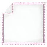400TC Cotton Scallop Embroidery & Border Sateen Solid Duvet Cover Set