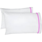 400TC Double Embroidery Cotton Sateen Pillowcases (Set Of 2)