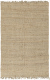 Hovland Hand Woven Natural Jute Rag Rug - Clearance