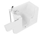 ANZZI Coupe Series 29 in. x 53 in. Wheelchair Access Walk-In Soaking Tub in White