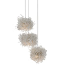 Birds Nest 3-Light Round Multi-Drop Pendant