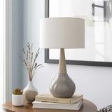 Hydesville Gray Ceramic Table Lamp - Clearance